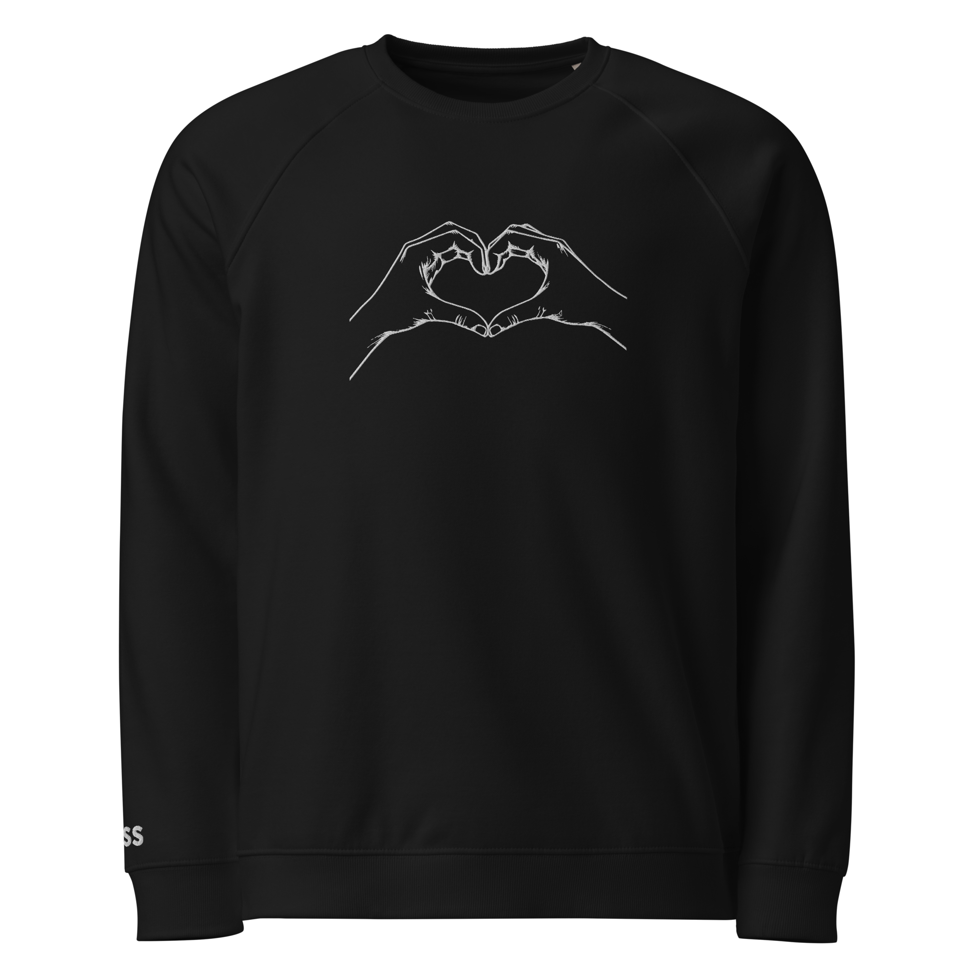 Unisex organic raglan sweatshirt - Image 5