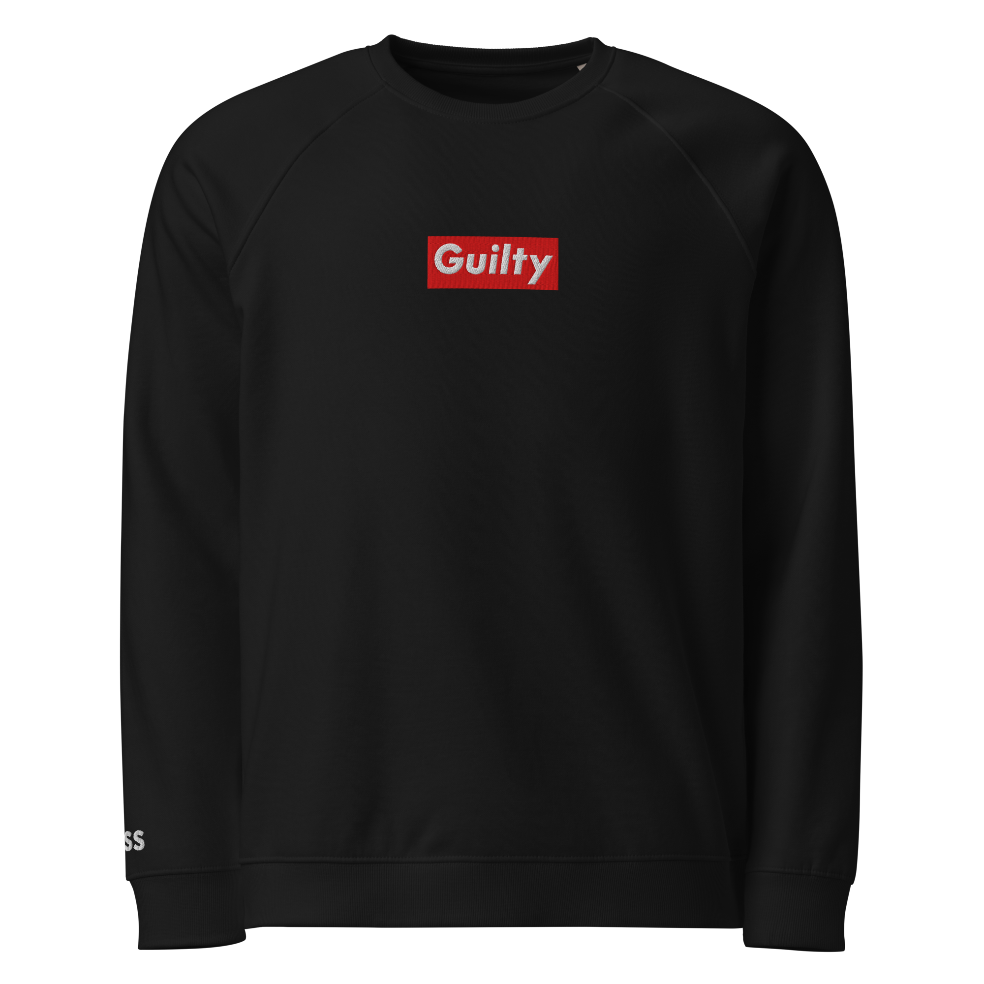 Unisex organic raglan sweatshirt