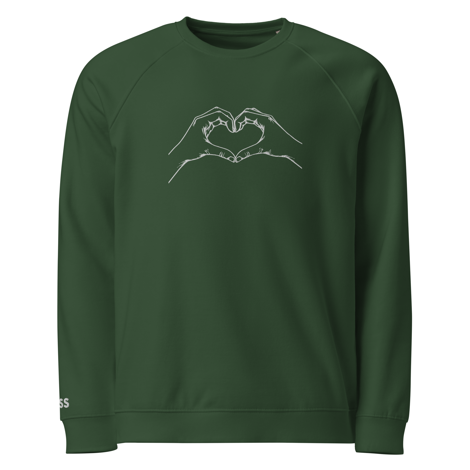 Unisex organic raglan sweatshirt - Image 12