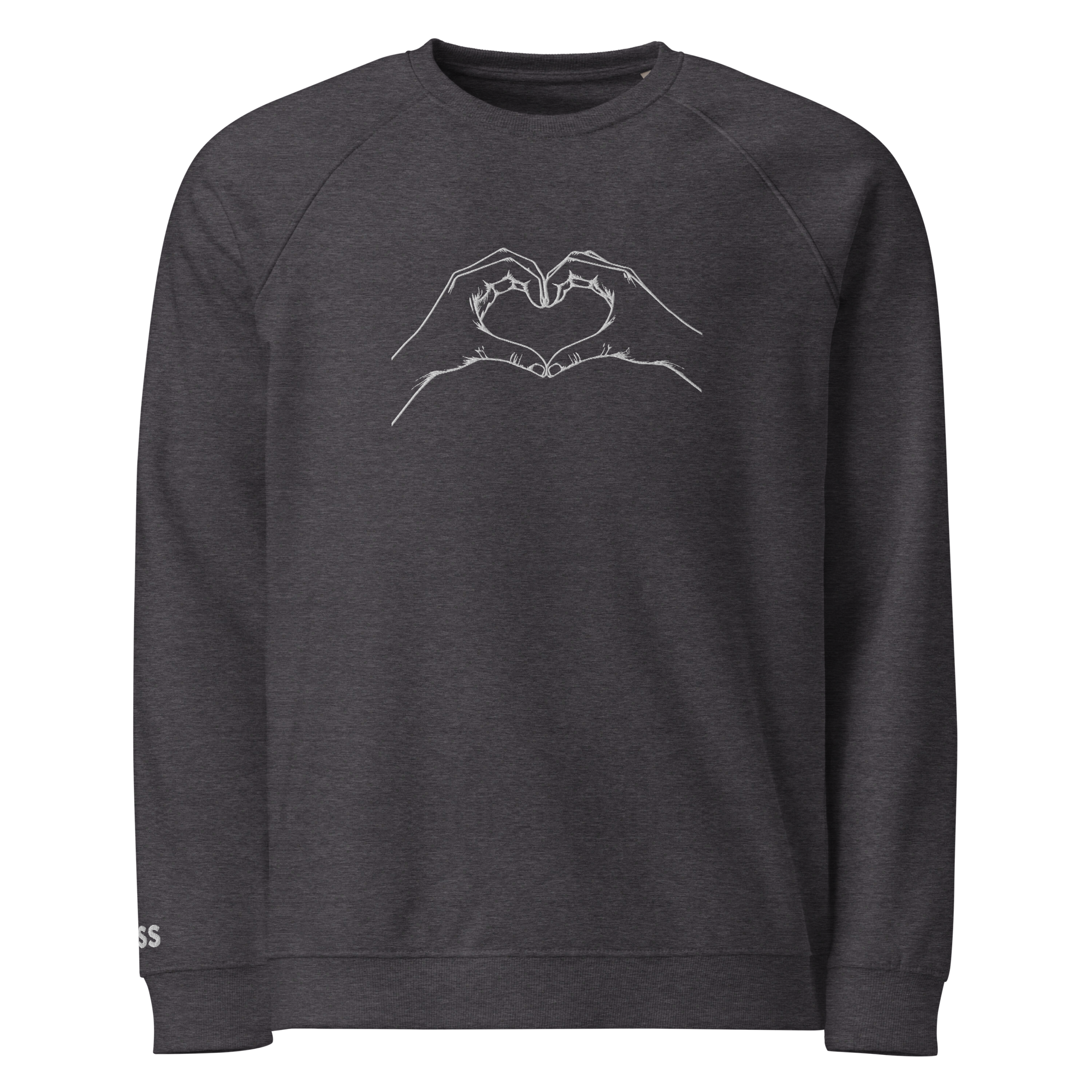 Unisex organic raglan sweatshirt - Image 9