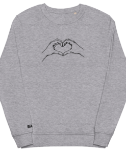 Alternative view of Unisex organic sweatshirt