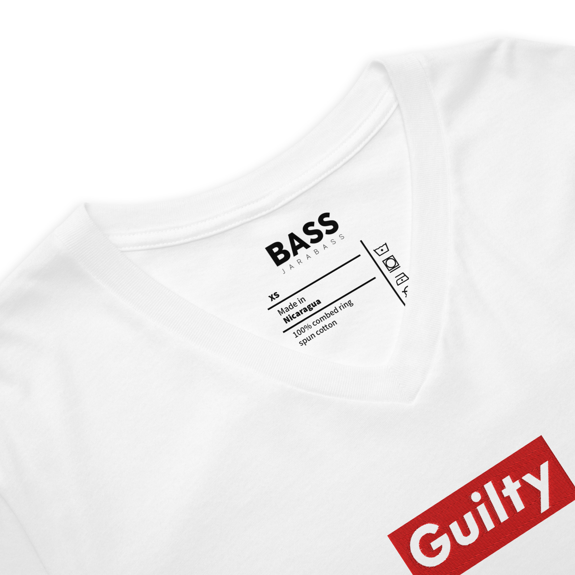 Unisex short sleeve v-neck t-shirt - Image 2