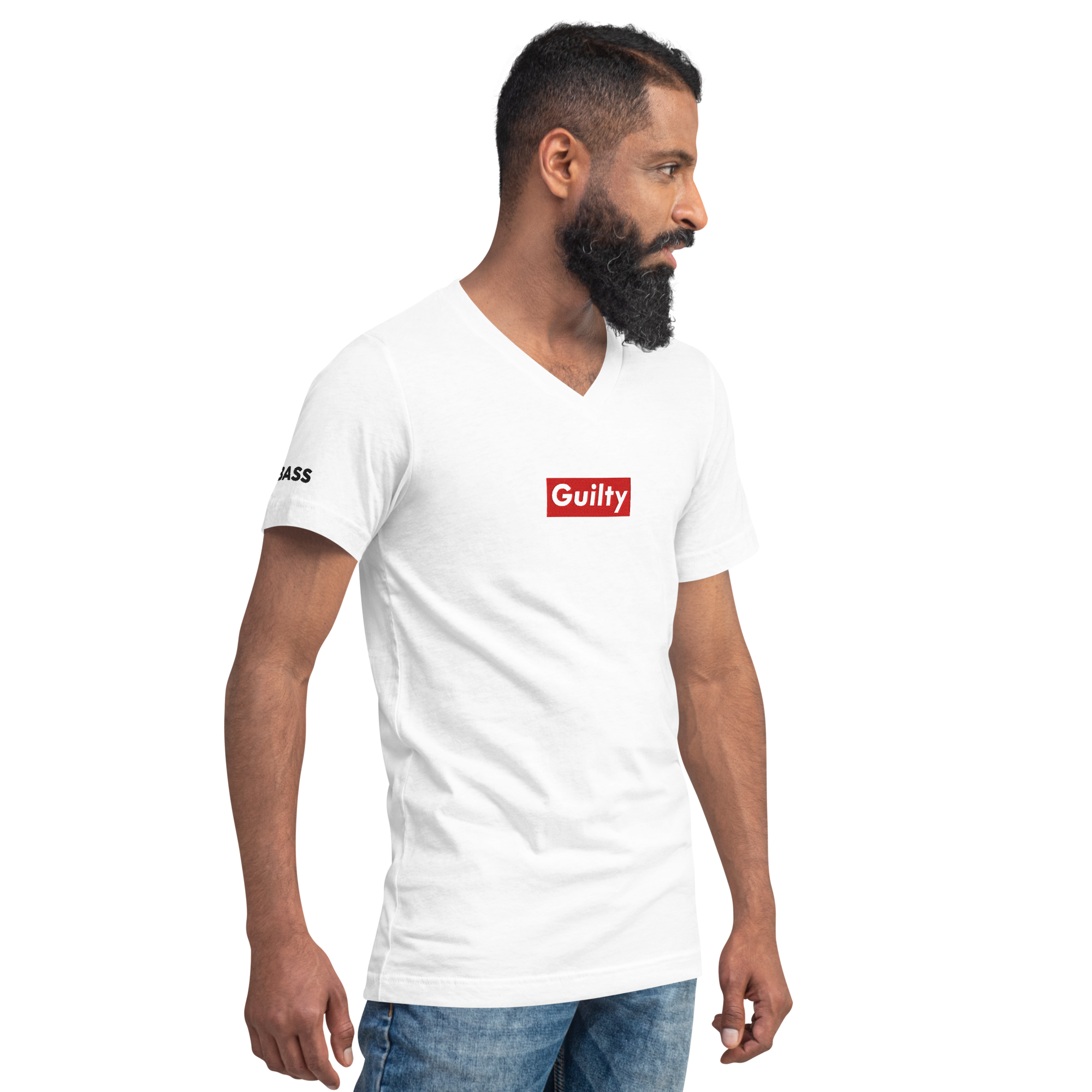 Unisex short sleeve v-neck t-shirt - Image 4