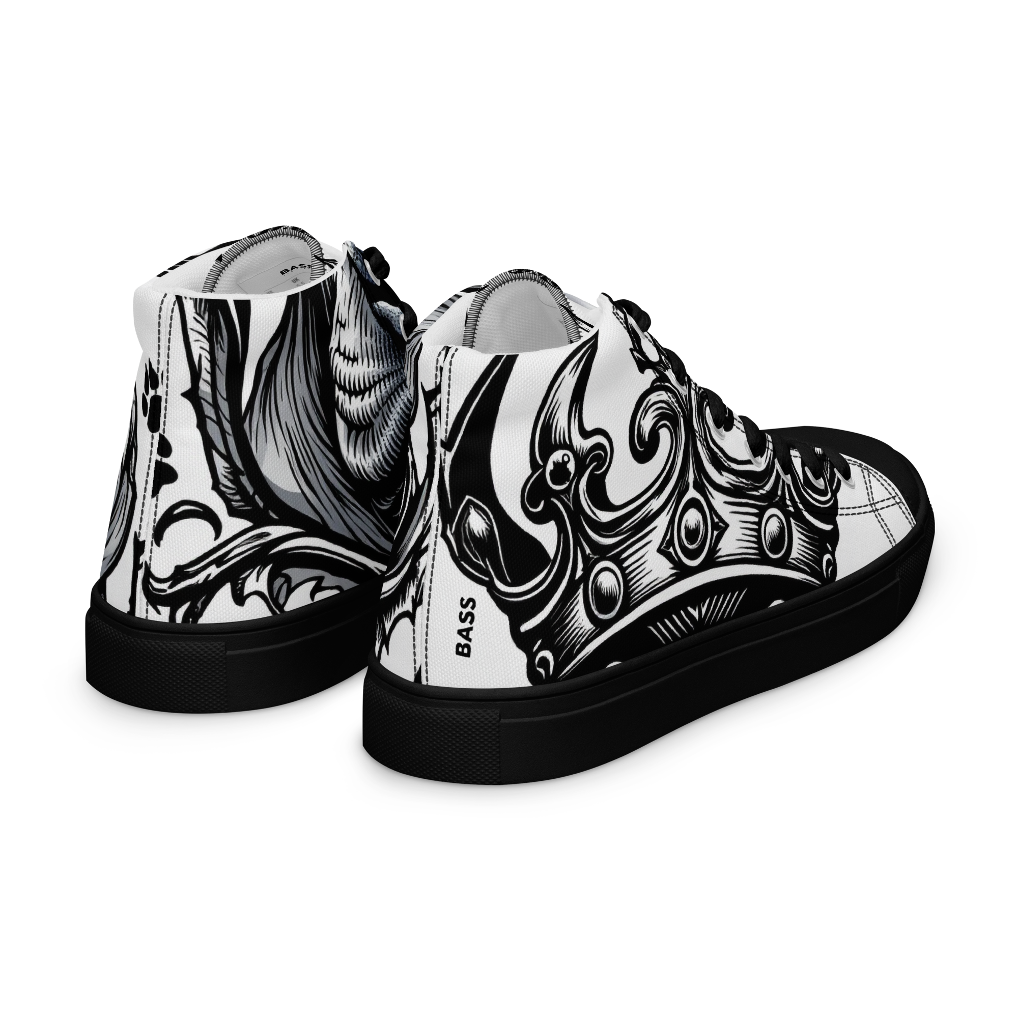 Women’s high top canvas shoes - Image 3