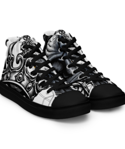Women’s high top canvas shoes