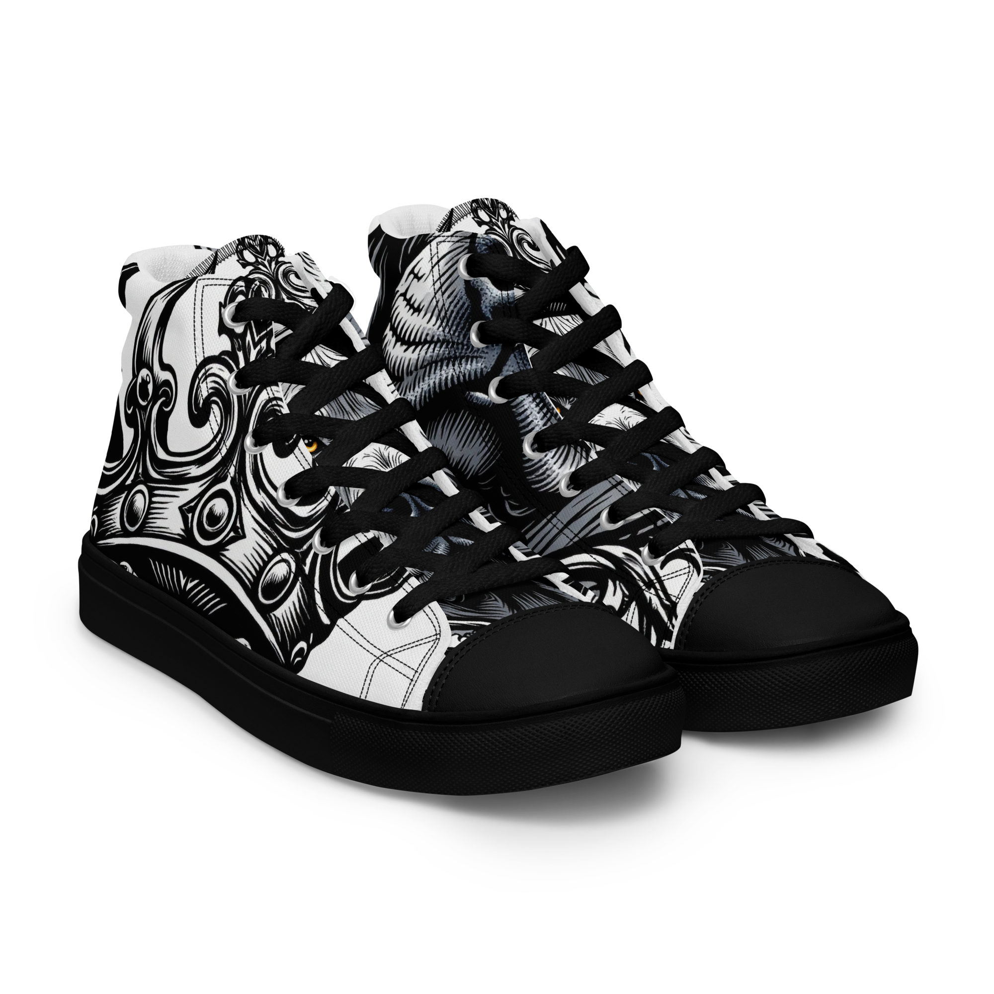Women’s high top canvas shoes